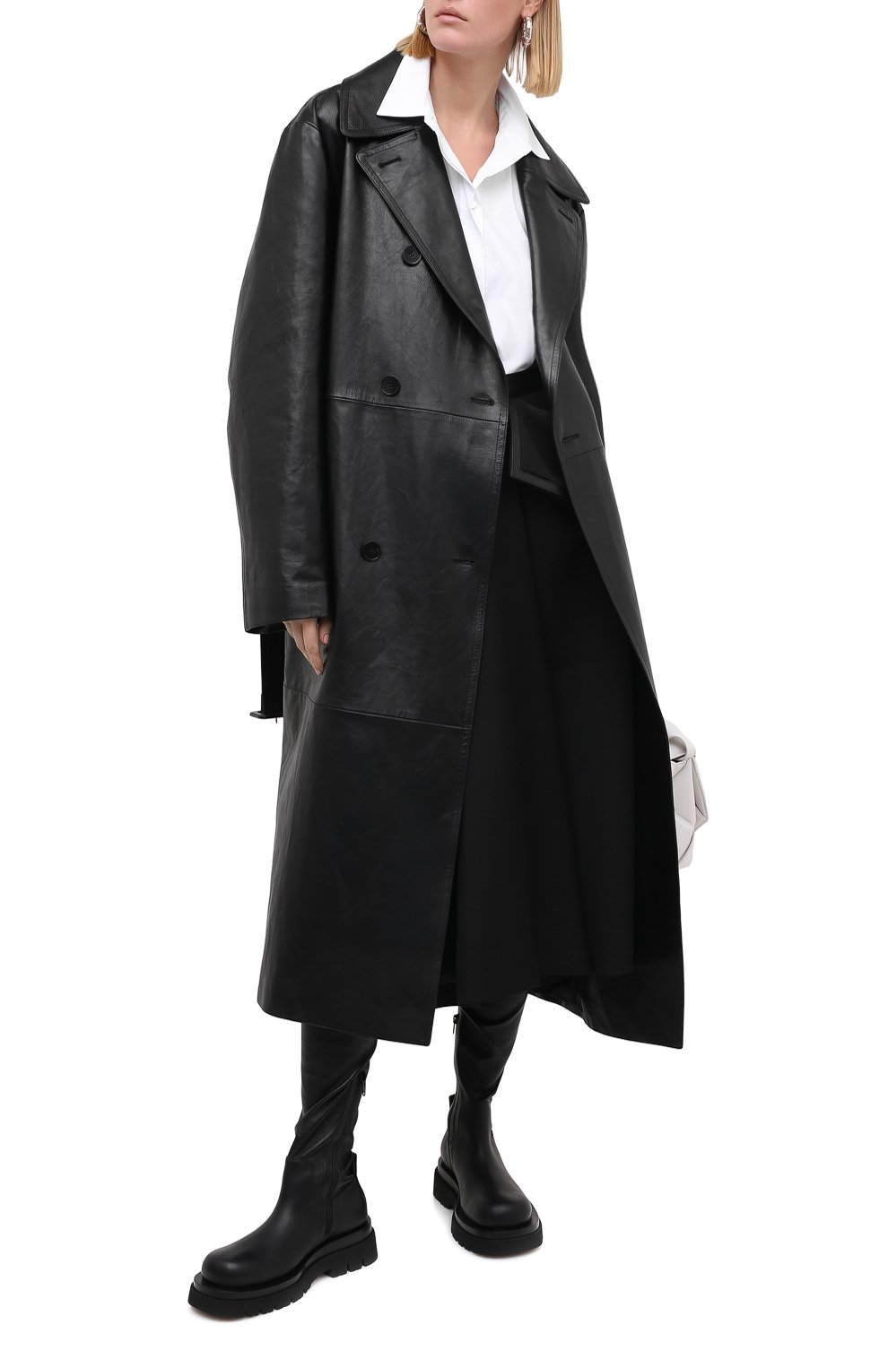 Кожаные ботфорты bv lug BOTTEGA VENETA, арт. 630302/VBP71, фото 2