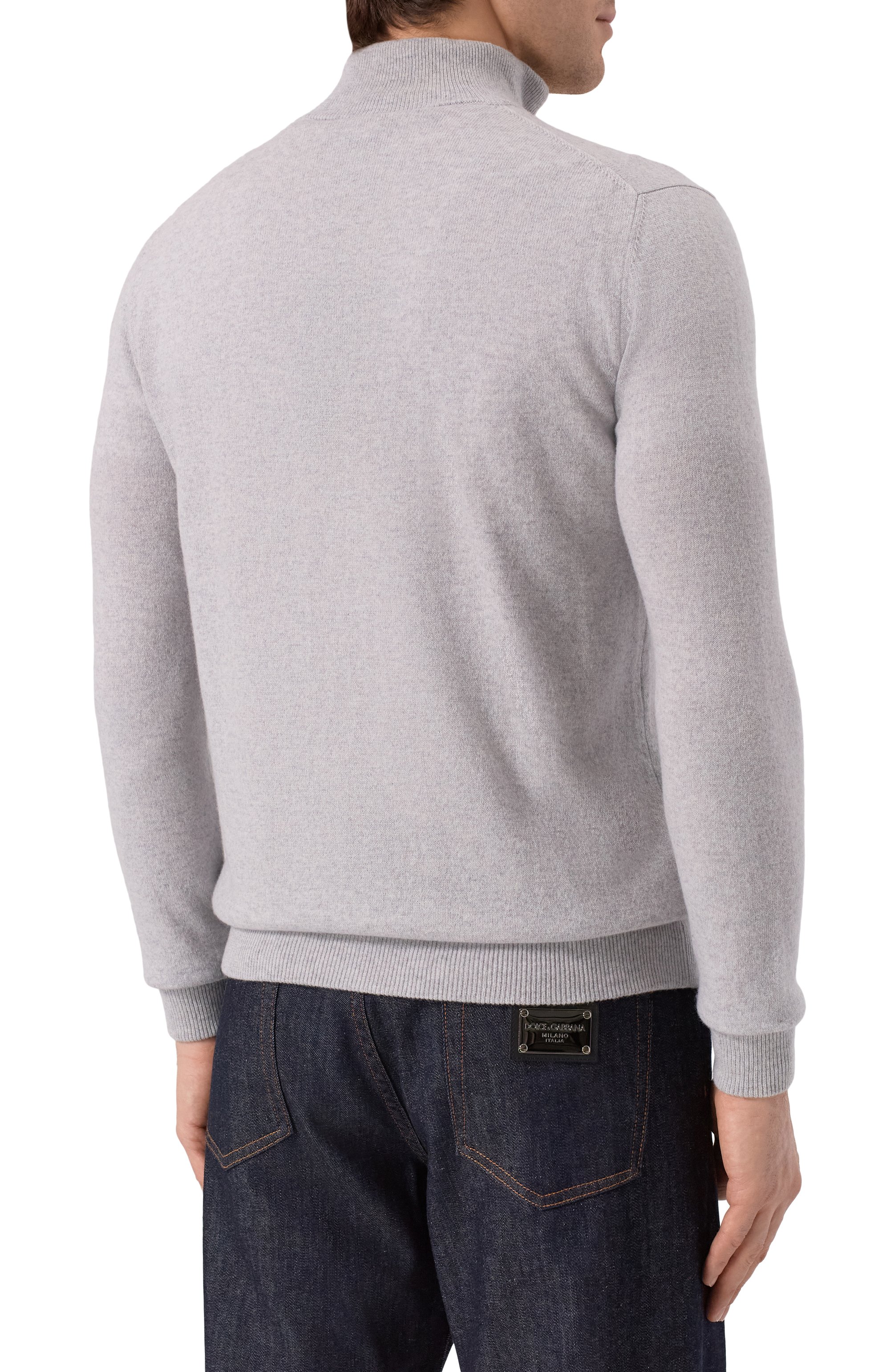 Кашемировый кардиган MVST светло-серого цвета по цене 129500 руб., арт. BM12-108PLG0, фото 4 Кашемировый кардиган MVST, арт. BM12-108PLG0, фото 4