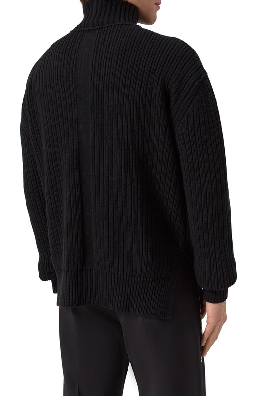 Шерстяной свитер Rick Owens RU02E1645/KWV Чёрный  RU02E1645/KWV Фото 4