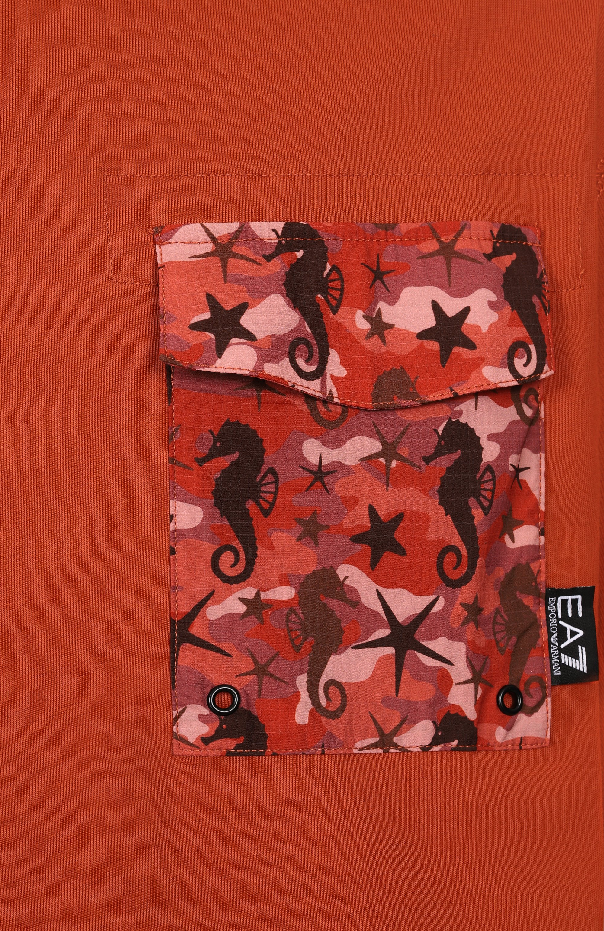 Хлопковая футболка EA7, арт. 7M000121/AF12874, фото 6