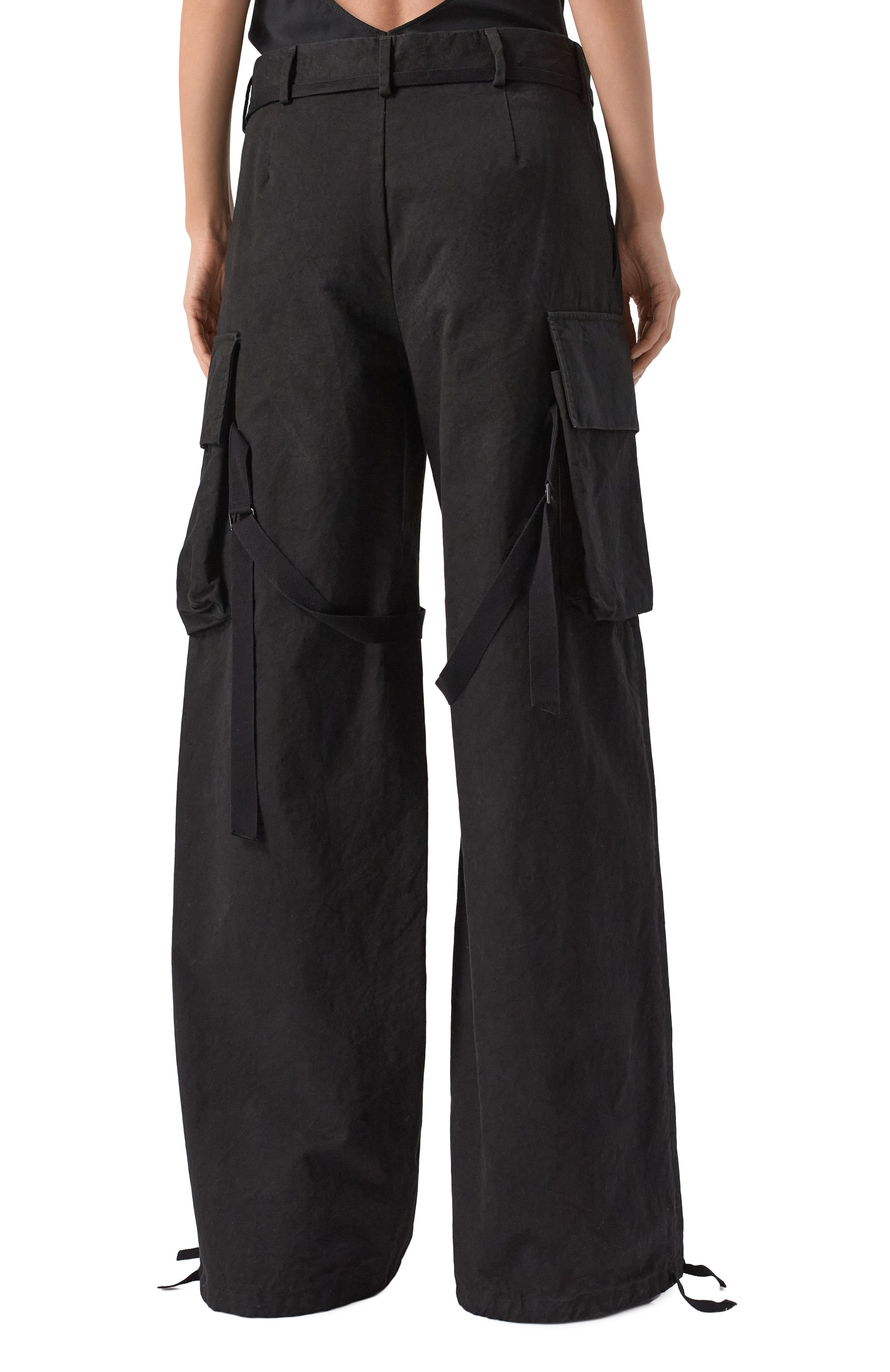 Хлопковые брюки-карго ANN DEMEULEMEESTER, арт. B0012423/FA559, фото 4