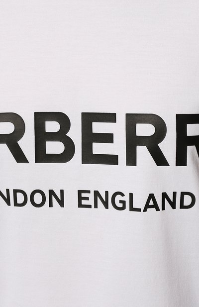 Хлопковая футболка BURBERRY, арт. 8008894, фото 5