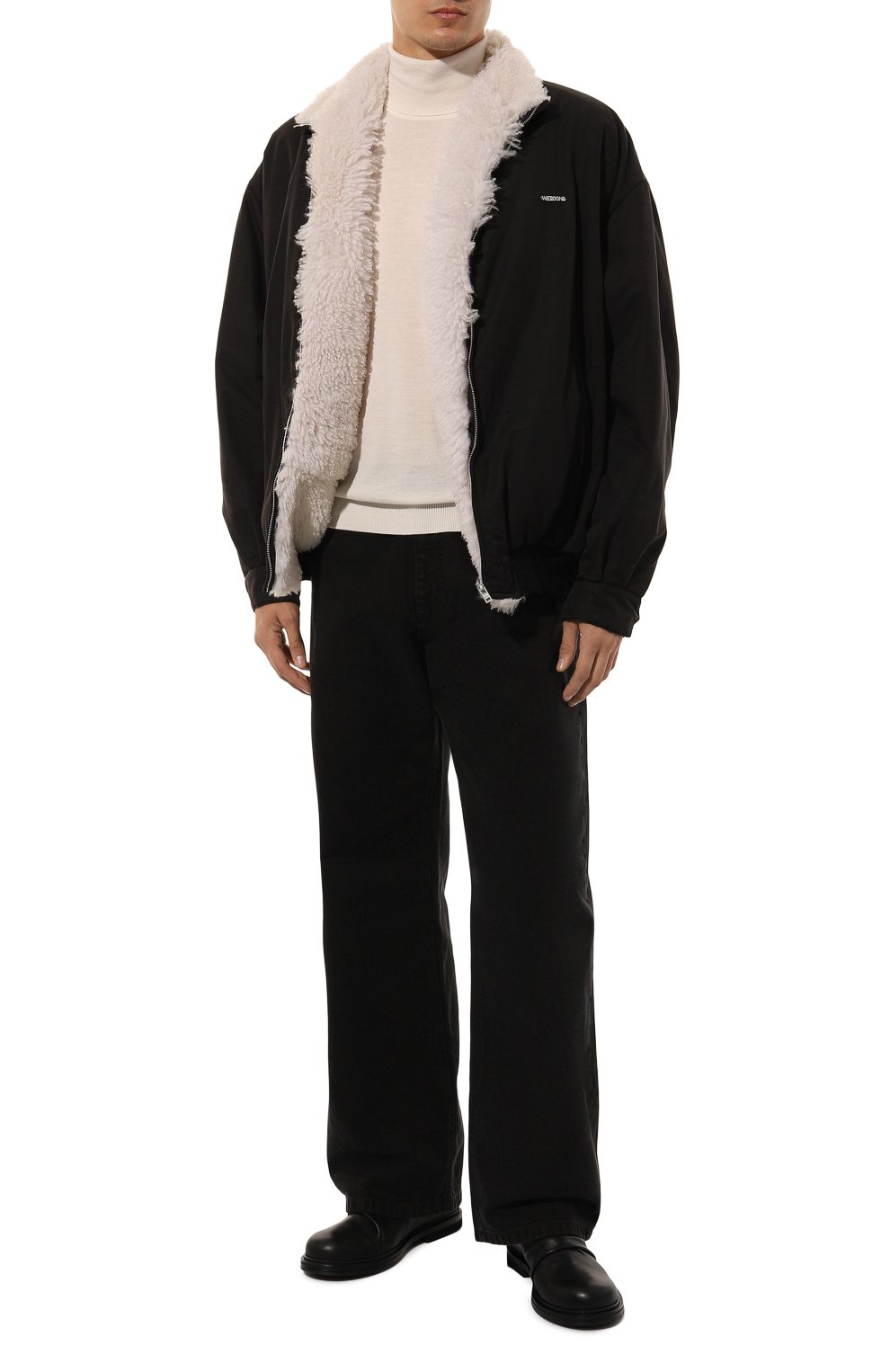 Кожаные сапоги gentleman VIC MATIE черного цвета по цене 54700 руб., арт. 1F8704U_F34F010101, фото 2 Кожаные сапоги gentleman VIC MATIE, арт. 1F8704U_F34F010101, фото 2