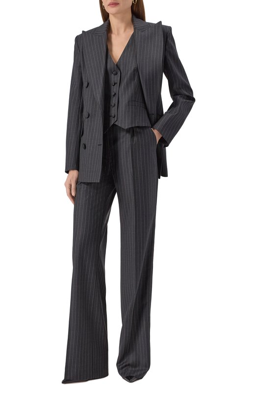 Шерстяной жилет Shervarli VA25-0010 Серый  VA25-0010 Фото 2