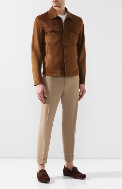 Замшевые пенни-лоферы TOD’S, арт. XXM11A00010BYE, фото 2