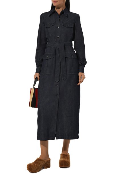 Меховые клоги DRIES VAN NOTEN, арт. WS242-1281/301, фото 2