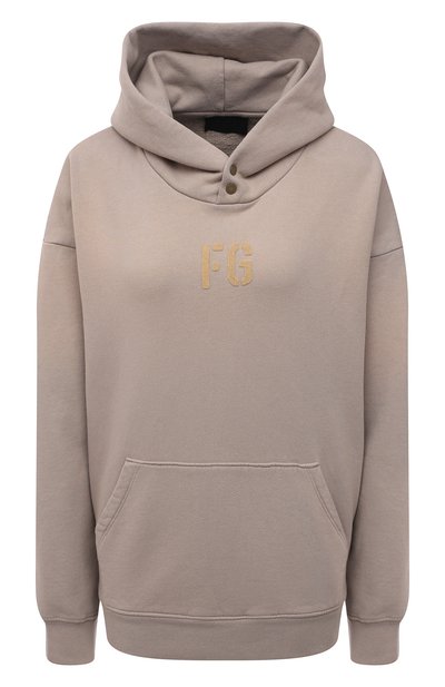Хлопковое худи FEAR OF GOD, арт. FG50-014FLC/W, фото 1