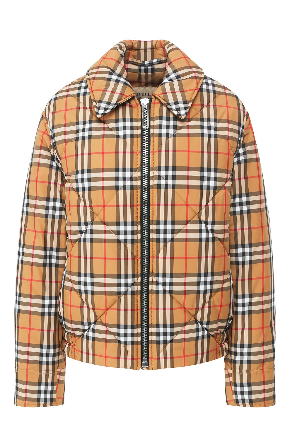 Стеганая куртка на молнии с отложным воротником BURBERRY, арт. 8002677, фото 1