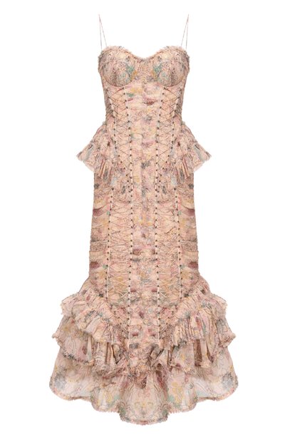 Женское шелковое платье ZIMMERMANN, арт. 6494DC261