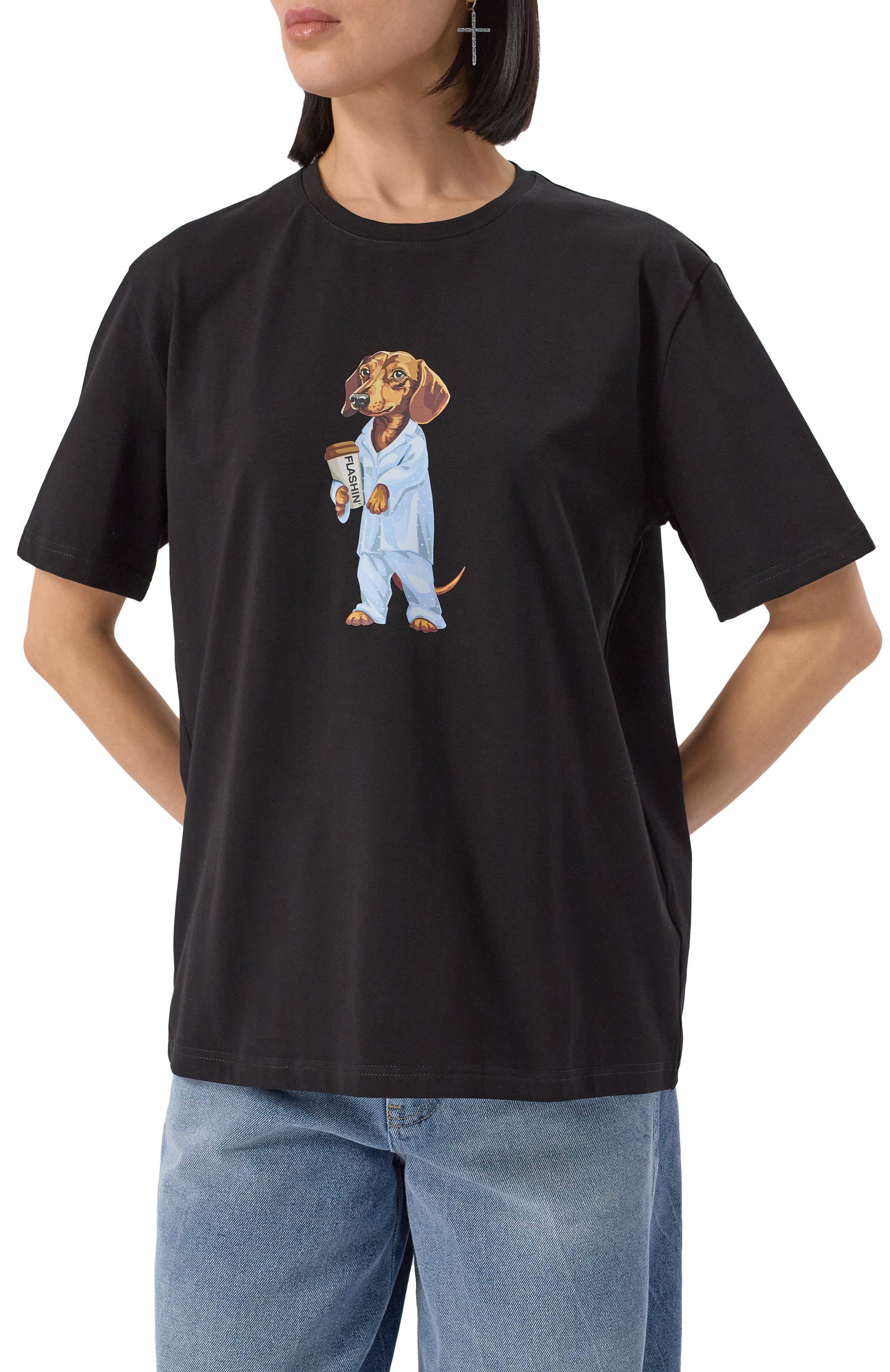 Хлопковая футболка FLASHIN, арт. FS25TBT, фото 3