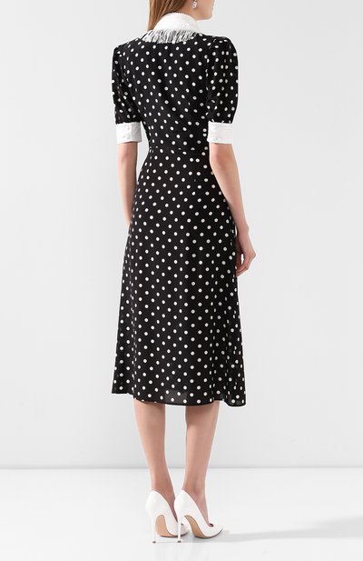 Шелковое платье ALESSANDRA RICH, арт. FAB2073-F2818, фото 4