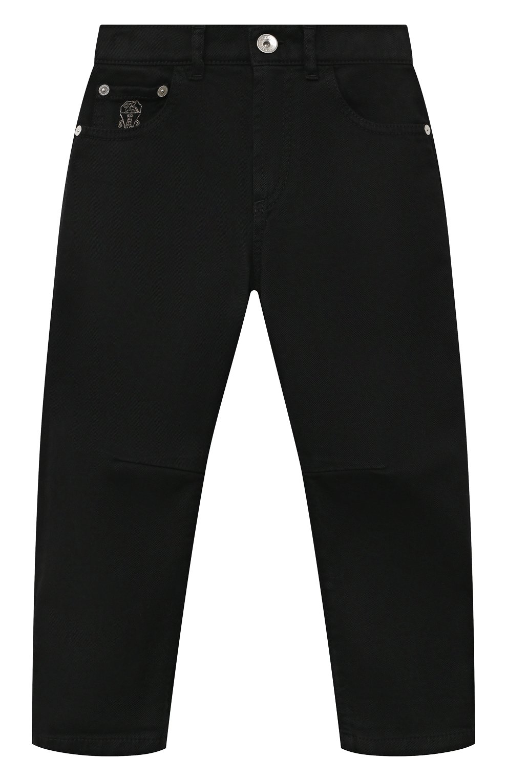 Джинсы BRUNELLO CUCINELLI черного цвета по цене 37400 руб., арт. B277PD300A, фото 1 Джинсы BRUNELLO CUCINELLI, арт. B277PD300A, фото 1