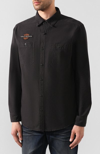 Хлопковая рубашка genuine motorclothes HARLEY-DAVIDSON, арт. 99103-20VM, фото 3