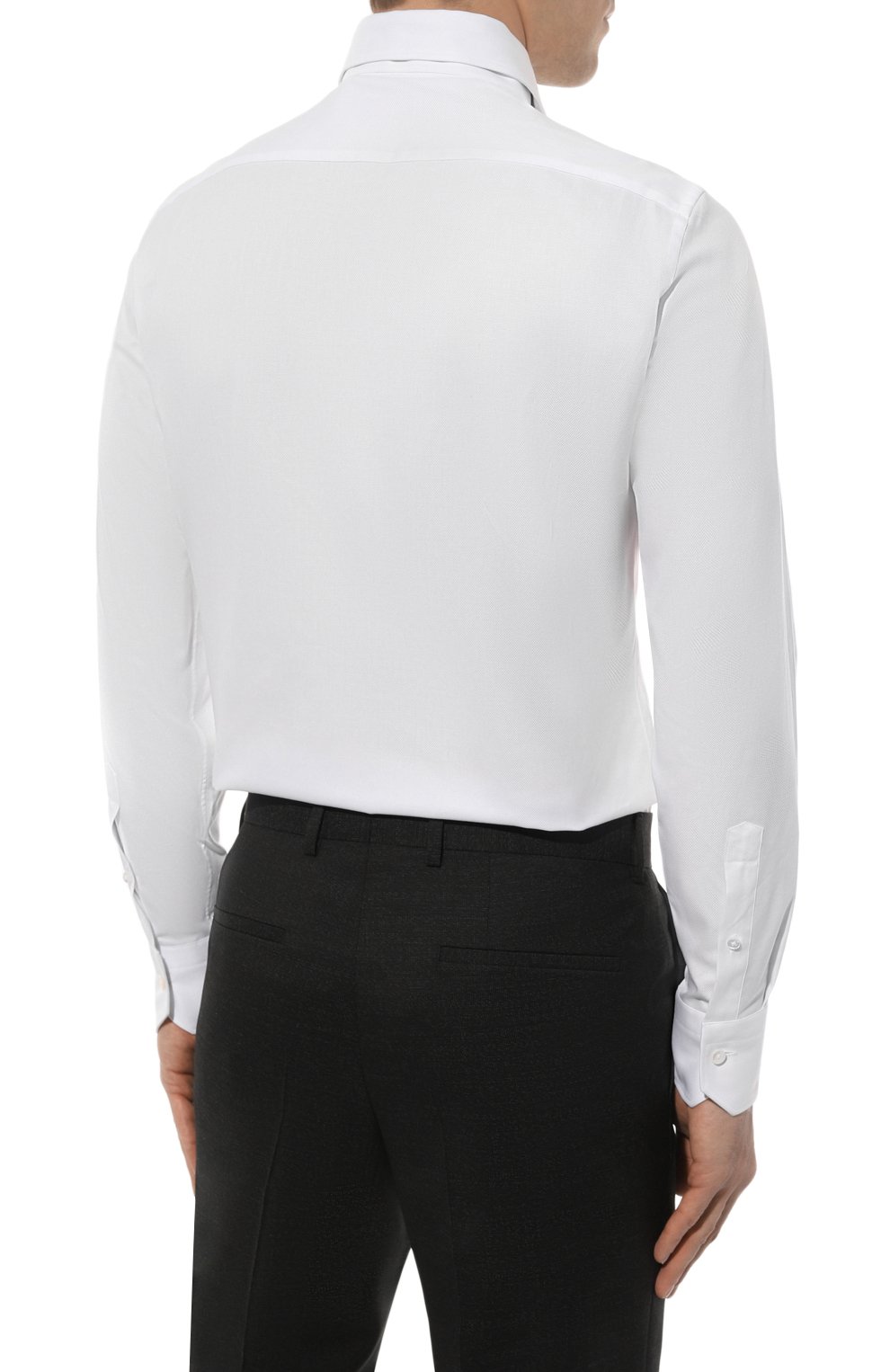 Хлопковая сорочка ZEGNA, арт. 703901A7/9MS0BA, фото 5