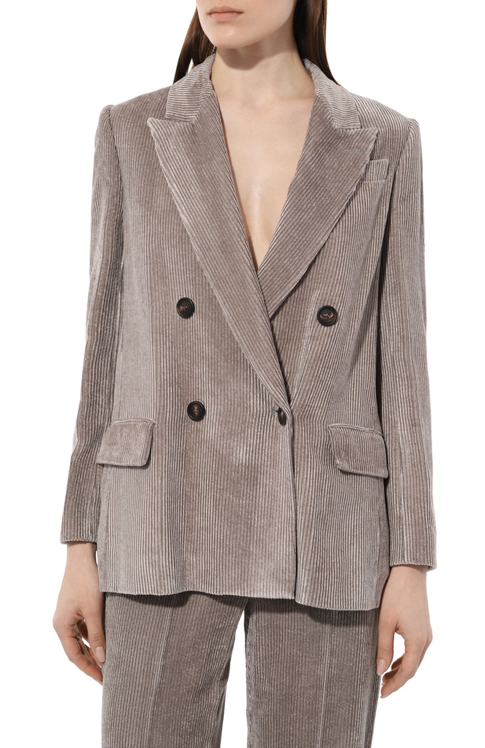 Вельветовый жакет BRUNELLO CUCINELLI, арт. MD5442438P, фото 3