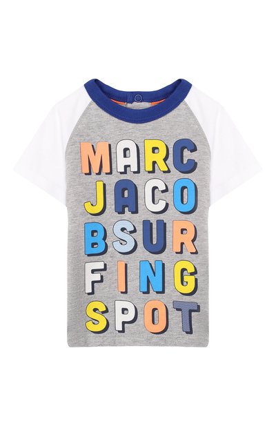 Хлопковая футболка MARC JACOBS (THE), арт. W05256/6M-18M, фото 1