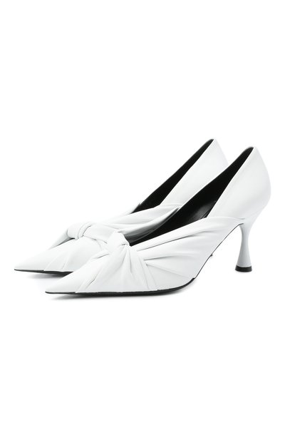 Кожаные туфли drapy BALENCIAGA, арт. 617578/WA2M0, фото 1