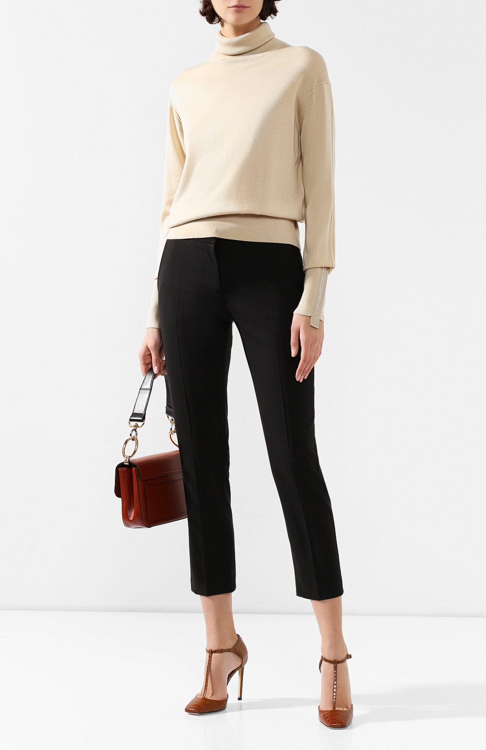Водолазка из шерсти и шелка BURBERRY, арт. 8019188, фото 2