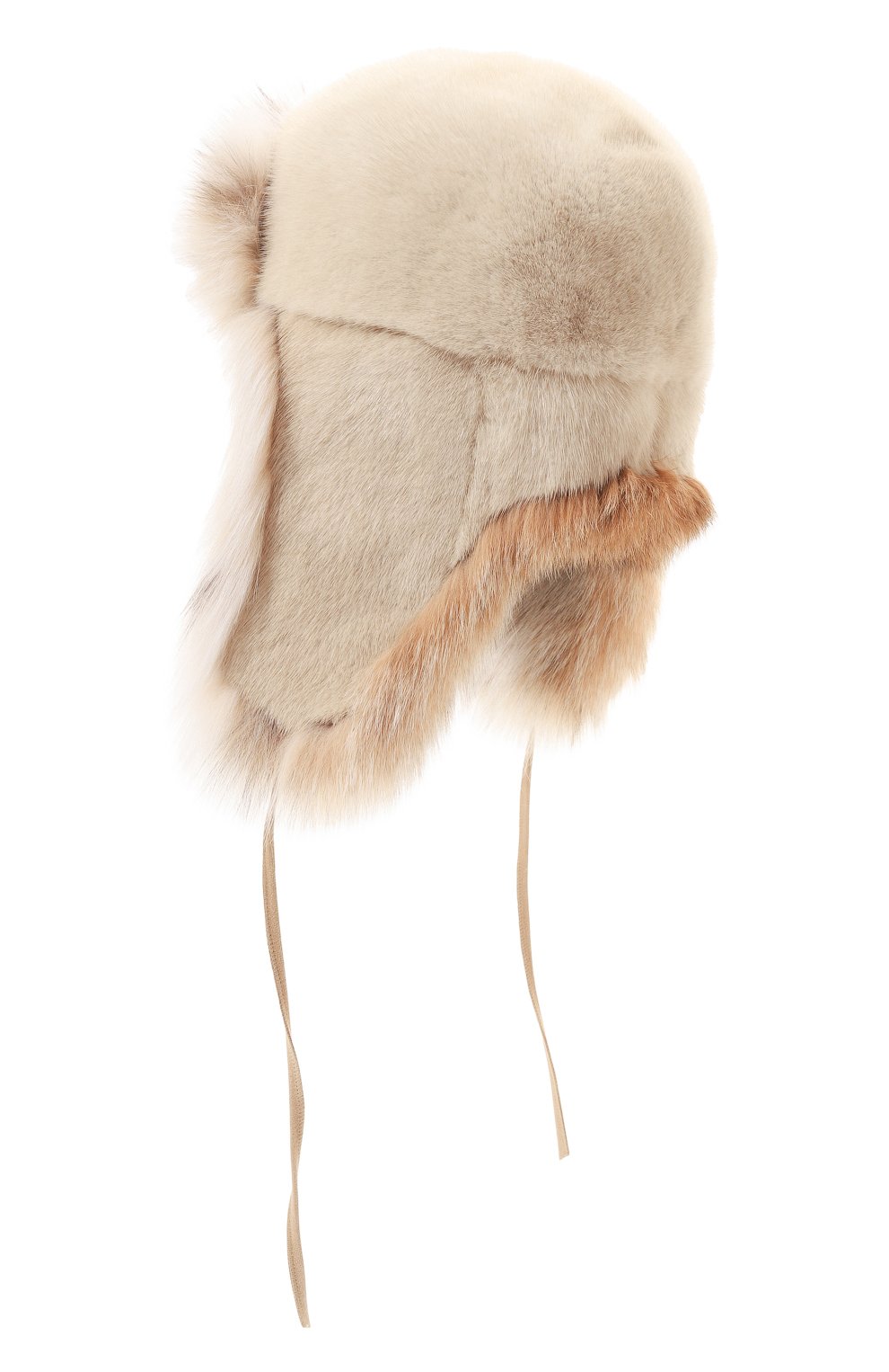 Шапка-ушанка сандра из меха норки и рыси FURLAND, арт. 0139616110001600000, фото 3