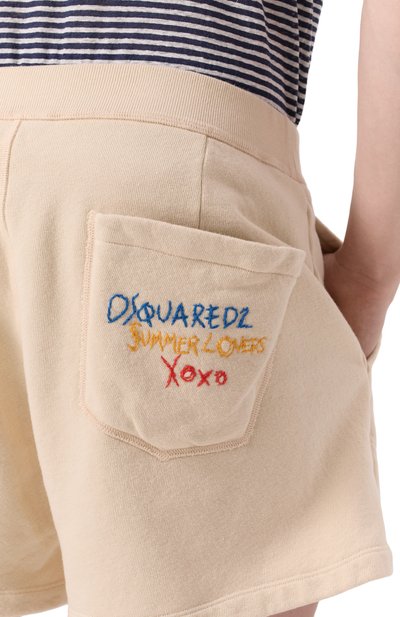 Хлопковые шорты DSQUARED2, арт. S78MU0056/S25140, фото 5