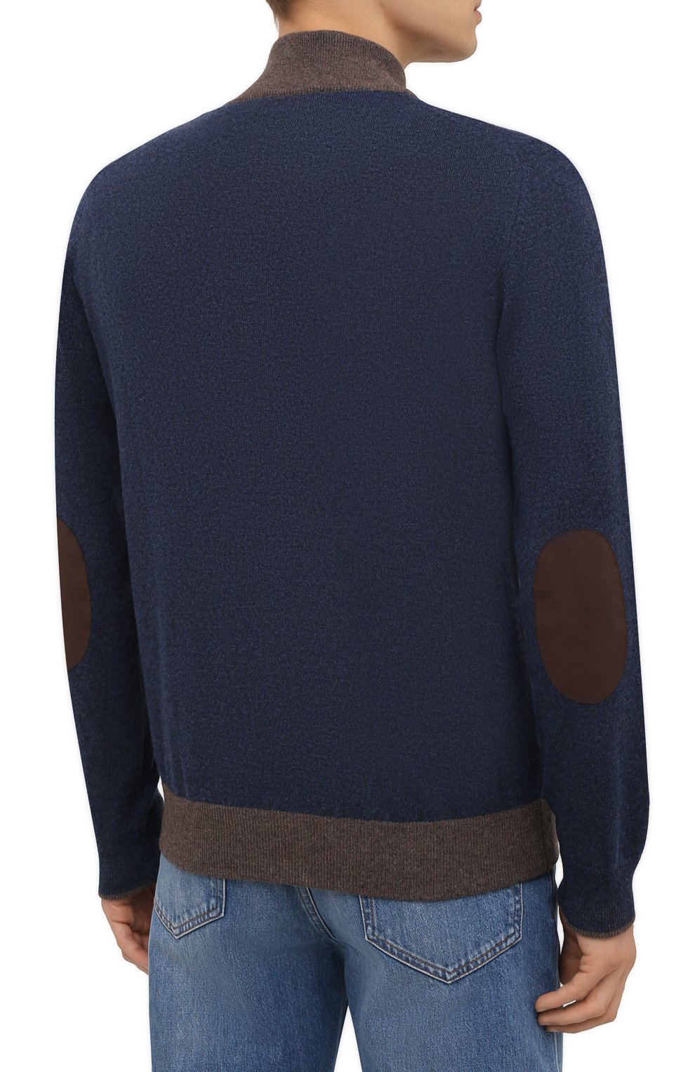 Кардиган из шерсти и кашемира GRAN SASSO темно-синего цвета по цене 44600 руб., арт. 55106/19669, фото 4 Кардиган из шерсти и кашемира GRAN SASSO, арт. 55106/19669, фото 4