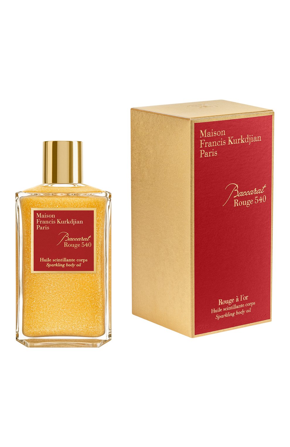 Мерцающее масло для тела baccarat rouge 540 (200ml) MAISON FRANCIS KURKDJIAN, арт. RA971261, фото 4