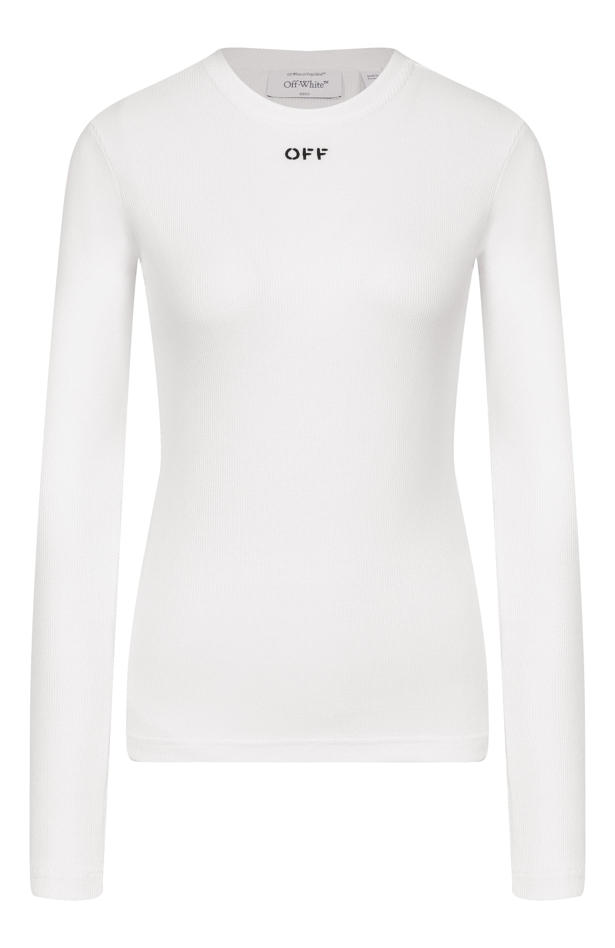 Хлопковый лонгслив OFF-WHITE, арт. 0WAD136S26JER001, фото 1