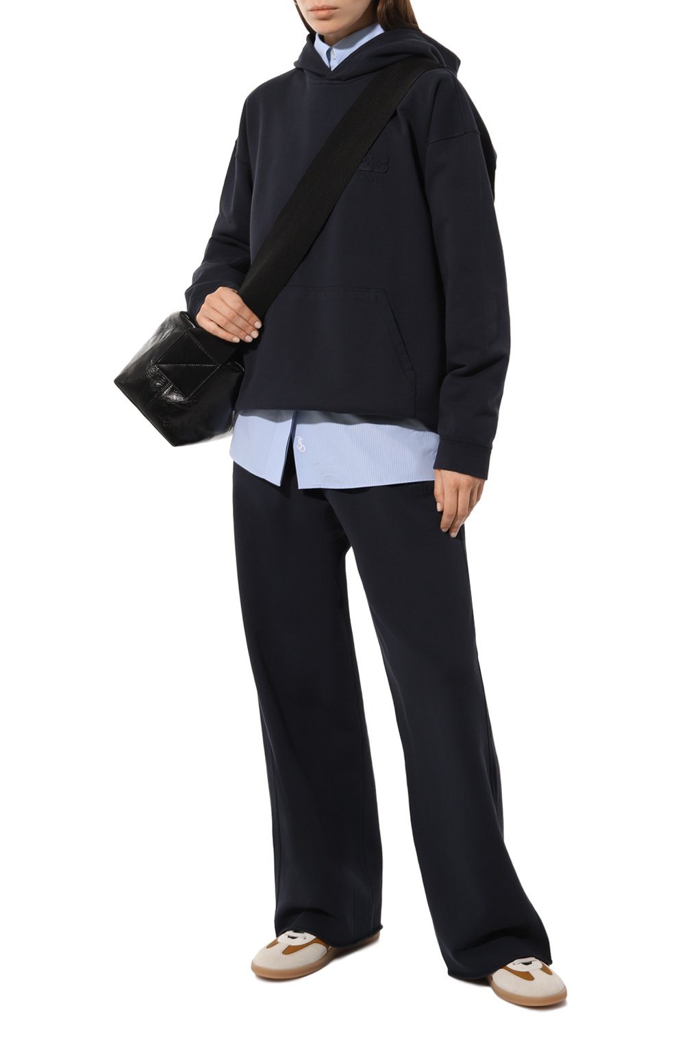 Хлопковые брюки GANNI, арт. T3762, фото 2