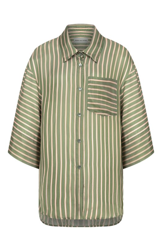 Рубашка Dries Van Noten 010757/3274 Зелёный 010757/3274