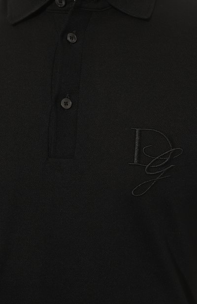 Хлопковое поло DOLCE & GABBANA, арт. G8SG0Z/G7N4P, фото 5
