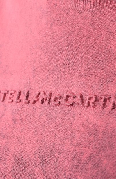 Хлопковая футболка STELLA MCCARTNEY, арт. 596957/SNW45, фото 5