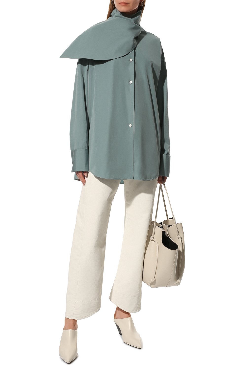 Хлопковая рубашка JIL SANDER, арт. JSWU605405-WU249900, фото 2