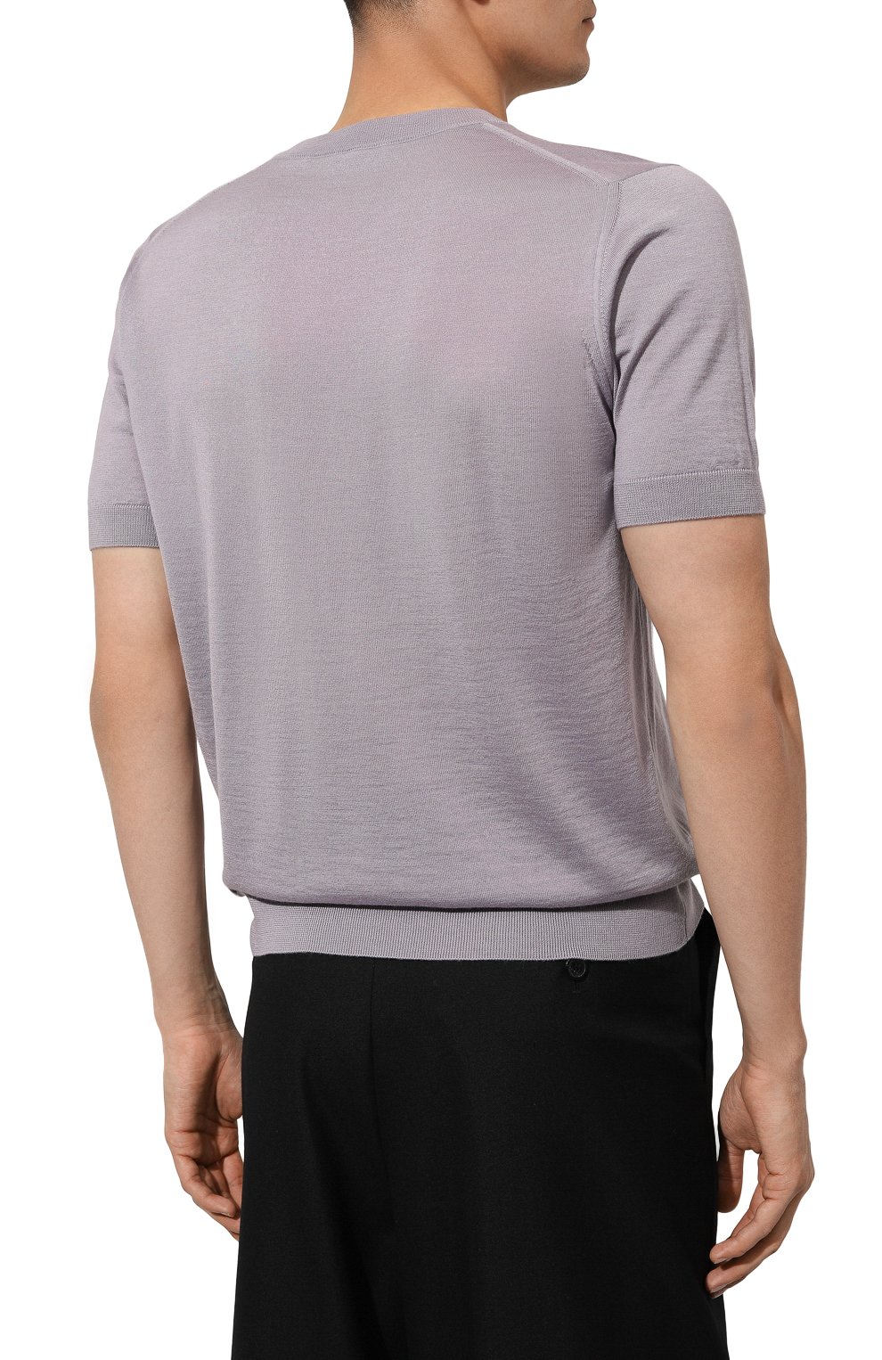 Джемпер из кашемира и шелка BRIONI сиреневого цвета по цене 163000 руб., арт. UMR00L/P1K82, фото 4 Джемпер из кашемира и шелка BRIONI, арт. UMR00L/P1K82, фото 4