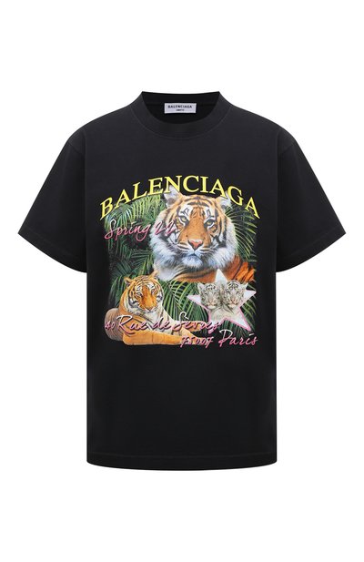 Хлопковая футболка BALENCIAGA, арт. 670943/TLVH2, фото 1