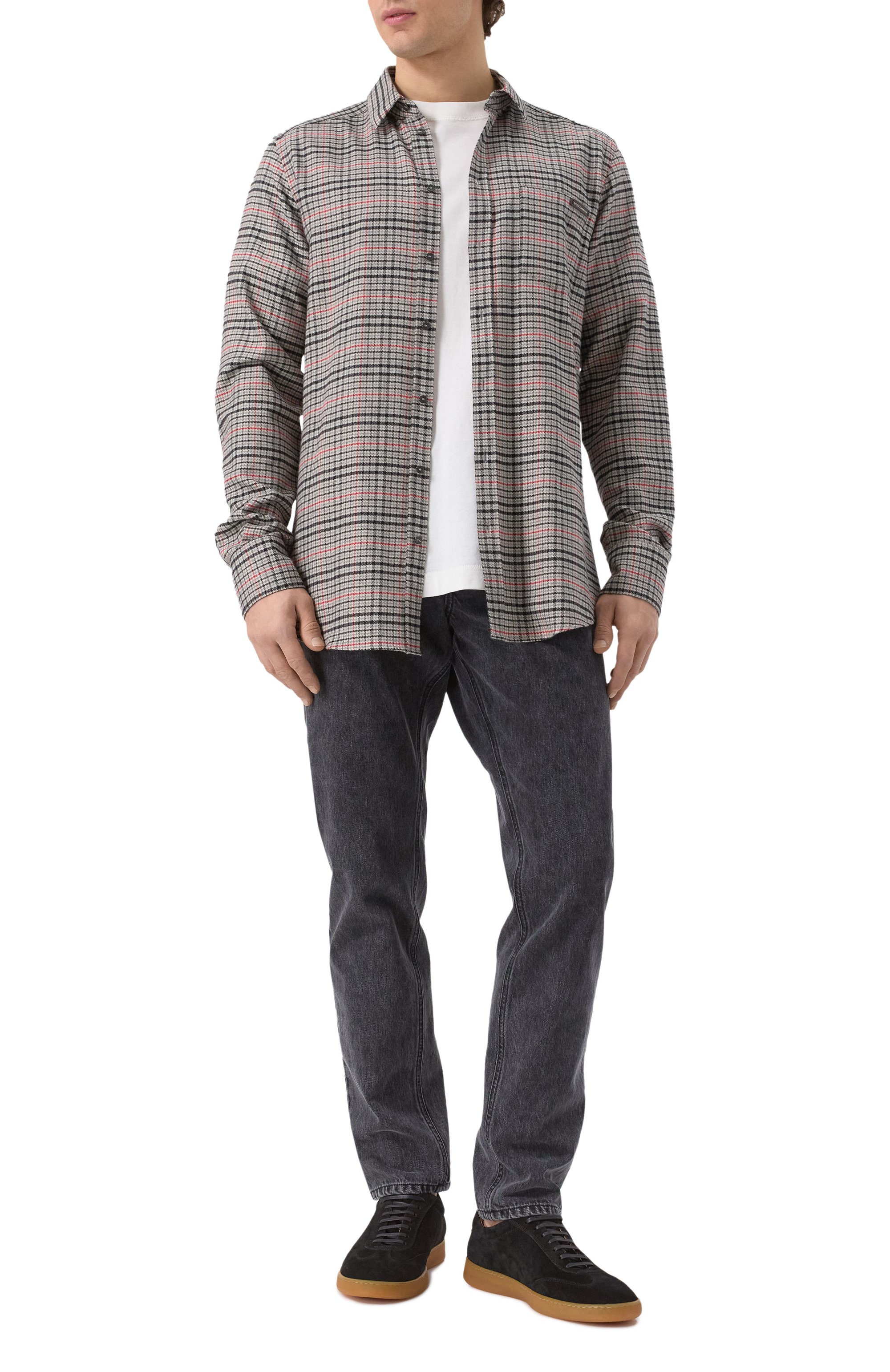 Замшевые кеды KITON, арт. USSA267N0118706, фото 2