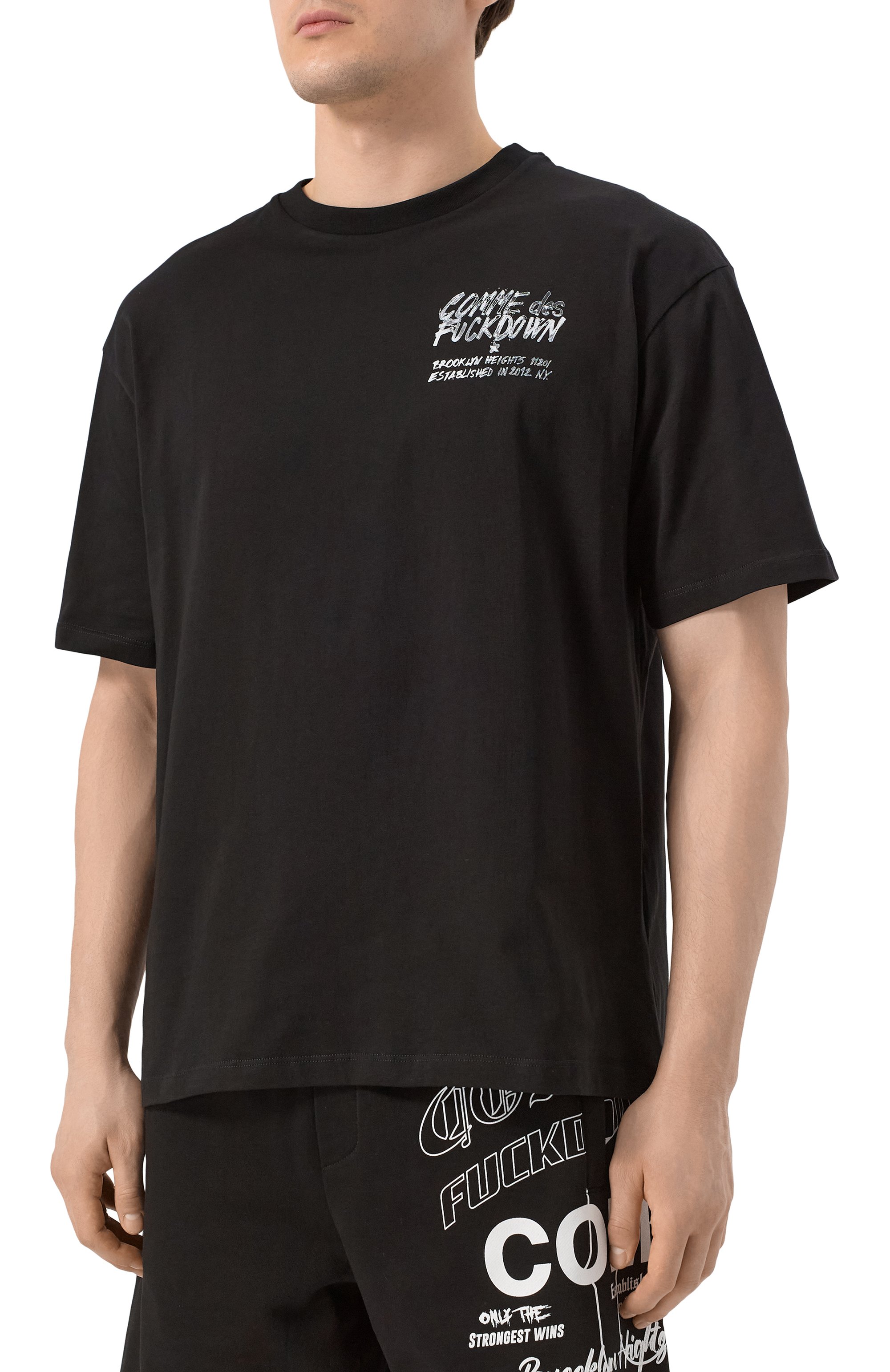 Хлопковая футболка COMME DES FUCKDOWN, арт. CFABM01522, фото 3