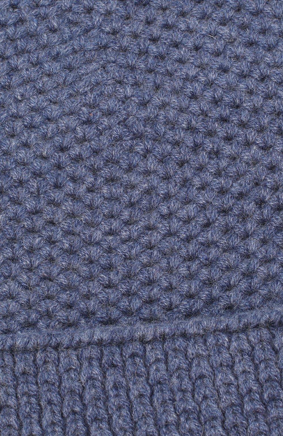 Кашемировая шапка LORO PIANA синего цвета по цене 39600 руб., арт. FAE1298, фото 3 Кашемировая шапка LORO PIANA, арт. FAE1298, фото 3