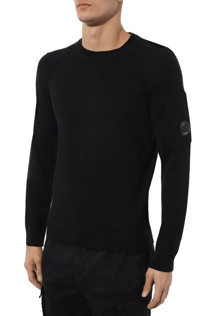 Хлопковый джемпер C.P. COMPANY, арт. 16CMKN129A004037A, фото 3