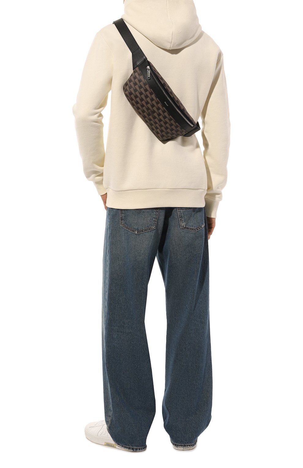 Поясная сумка pennant BALLY коричневого цвета по цене 79150 руб., арт. MAS01V/TP072, фото 7 Поясная сумка pennant BALLY, арт. MAS01V/TP072, фото 7