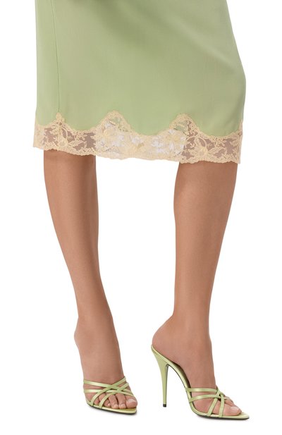 Женские текстильные мюли frankie 110 SAINT LAURENT, арт. 859549/9QN00