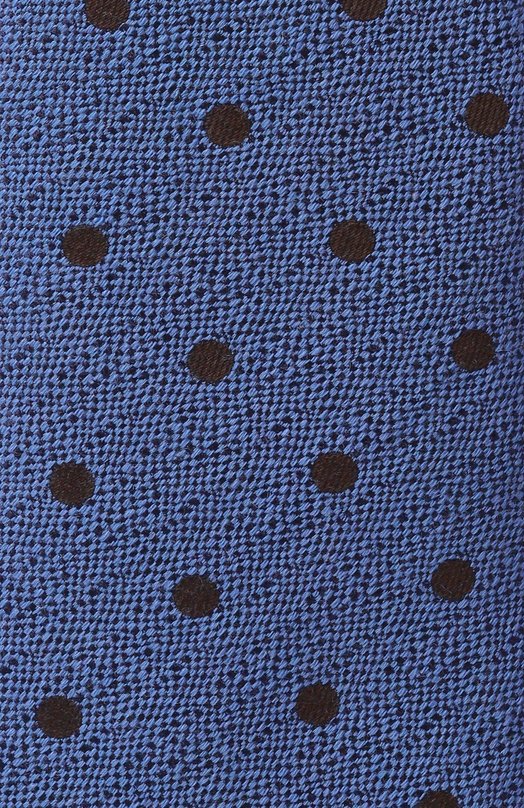 Галстук из шерсти и шелка Zilli CRAV2BM0330VP0I01 Голубой  CRAV2BM0330VP0I01 Фото 4