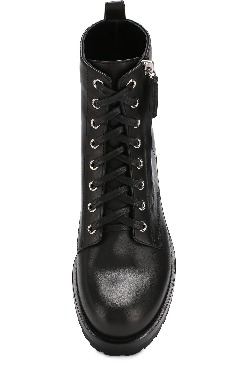 Кожаные ботинки на шнуровке с молнией GIANVITO ROSSI, арт. G70695.20CU0.VIPNER0, фото 5