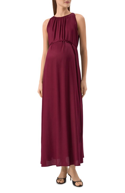 Атласное платье Pietro Brunelli AG2416/VIG001 Бордовый  AG2416/VIG001 Фото 3
