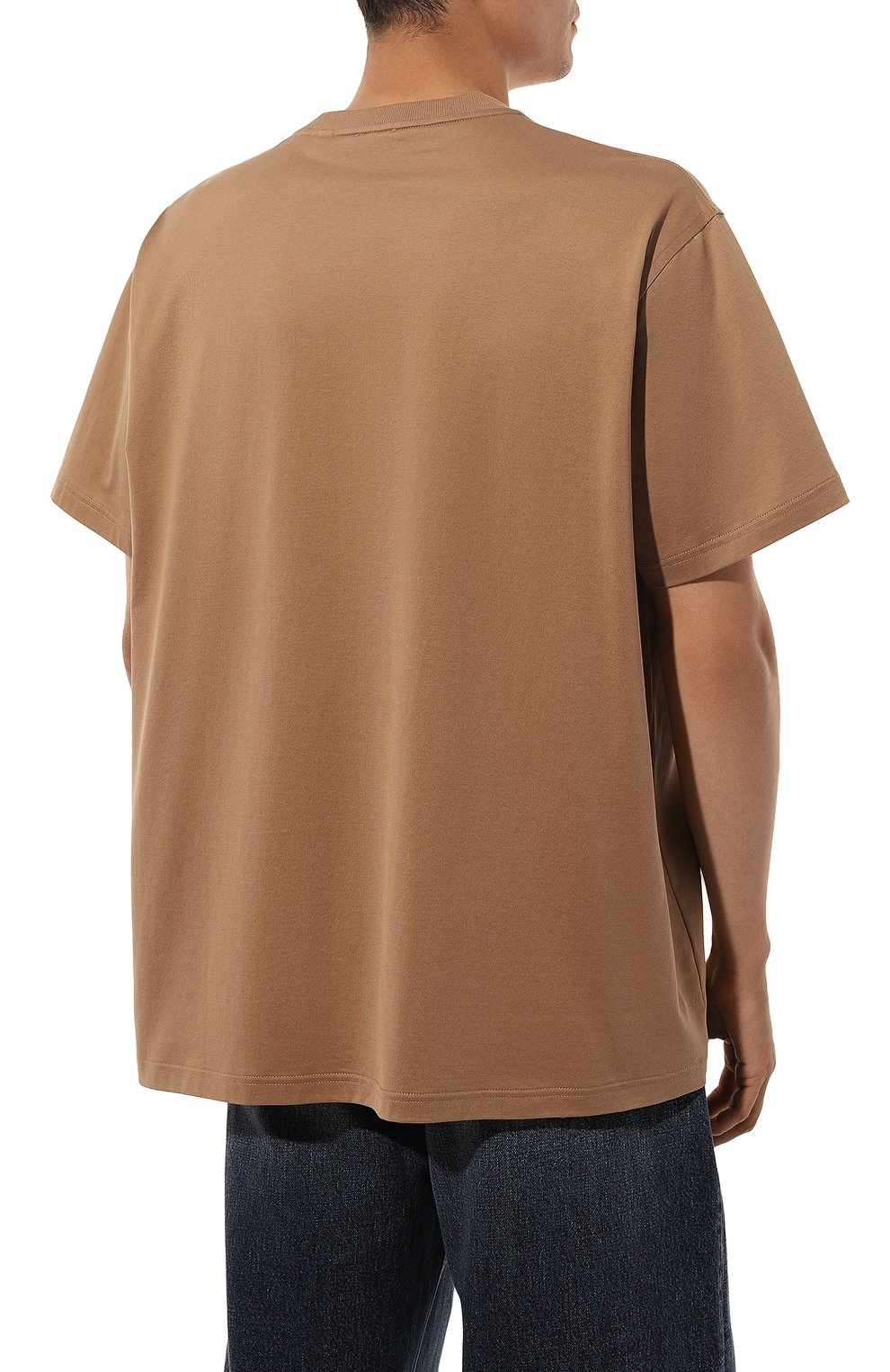 Хлопковая футболка BURBERRY, арт. 8055310, фото 4