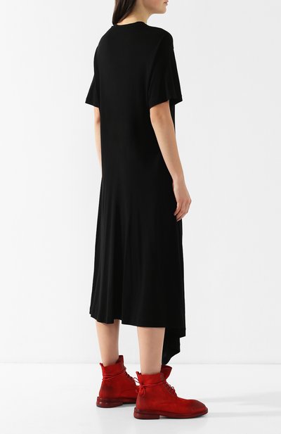 Платье асимметричного кроя YOHJI YAMAMOTO, арт. YZ-T42-230, фото 4