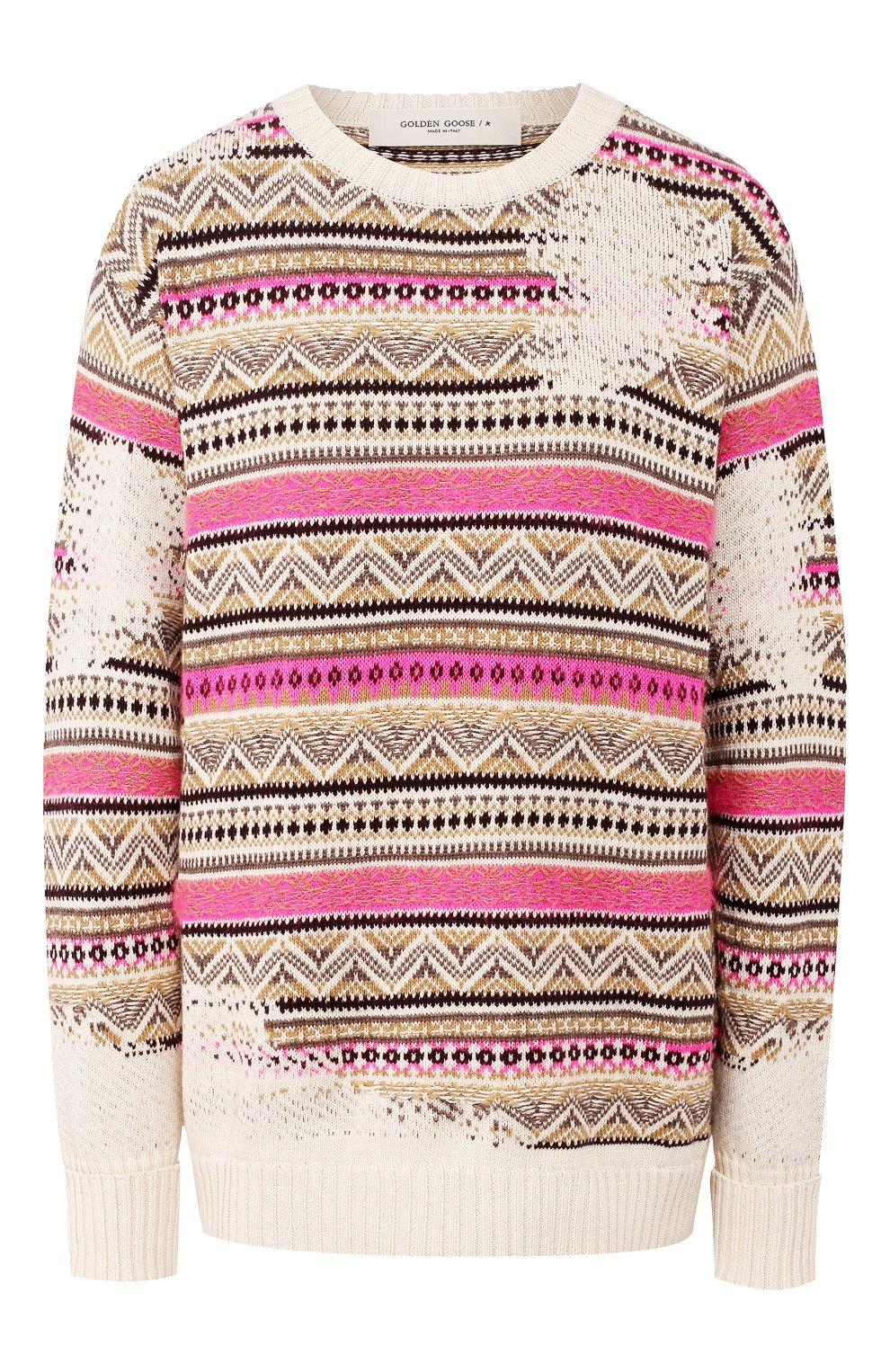 Свитер из смеси хлопка и шерсти GOLDEN GOOSE DELUXE BRAND, арт. G36WP0K1.A2, фото 1