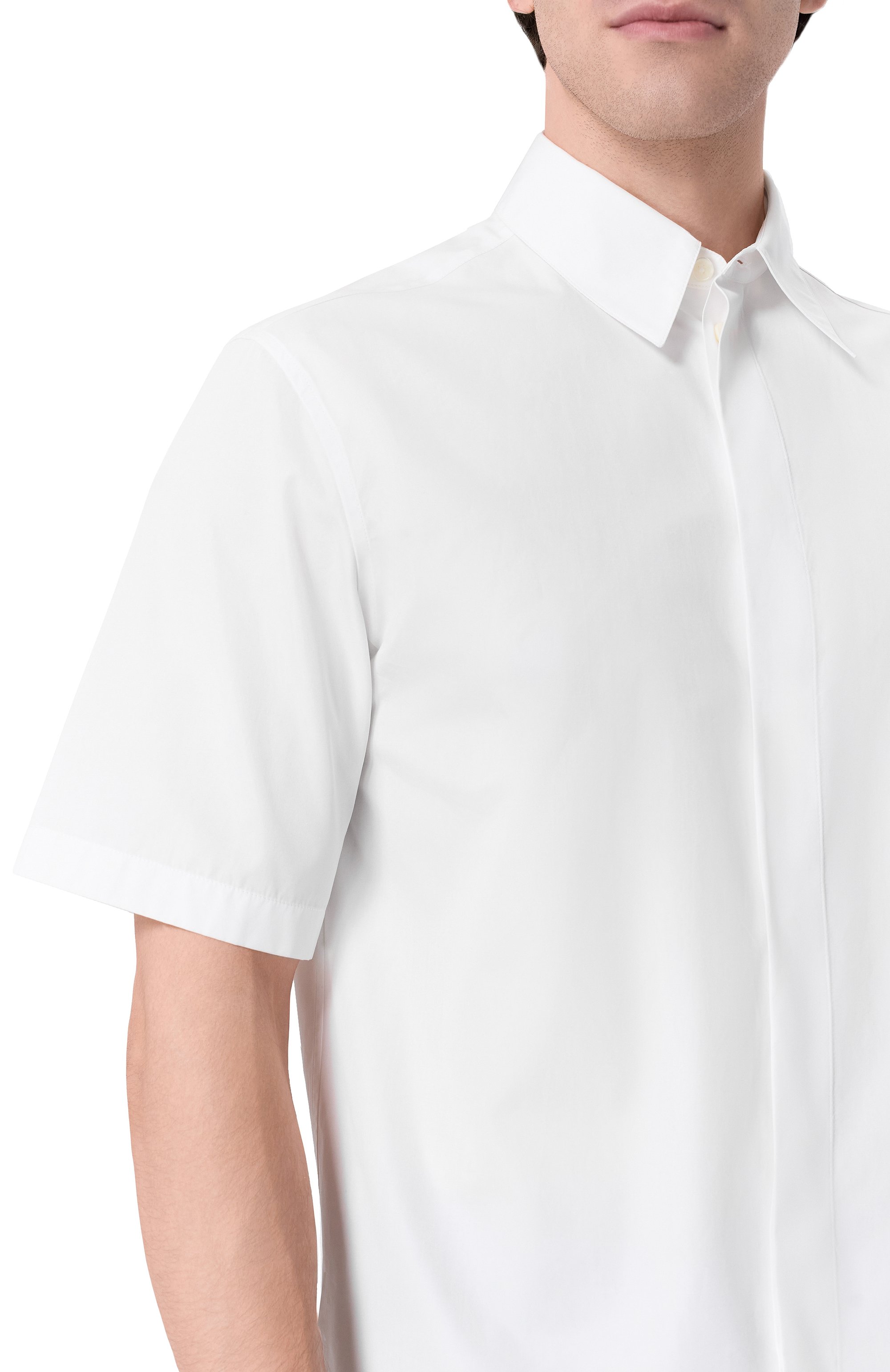 Хлопковая рубашка JIL SANDER белого цвета по цене 127000 руб., арт. J22DL0354/J45001, фото 5 Хлопковая рубашка JIL SANDER, арт. J22DL0354/J45001, фото 5