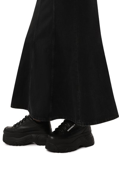 Кожаные кроссовки sprinter NAKED WOLFE черного цвета по цене 29350 руб., арт. SPRINTER, фото 3 Кожаные кроссовки sprinter NAKED WOLFE, арт. SPRINTER, фото 3