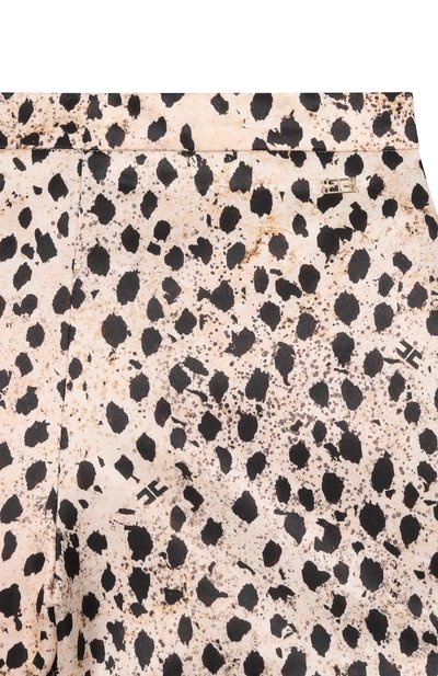Шорты ELISABETTA FRANCHI LA MIA BAMBINA леопардового цвета по цене 19950 руб., арт. EFBE0860/RAE02_001, фото 3 Шорты ELISABETTA FRANCHI LA MIA BAMBINA, арт. EFBE0860/RAE02_001, фото 3