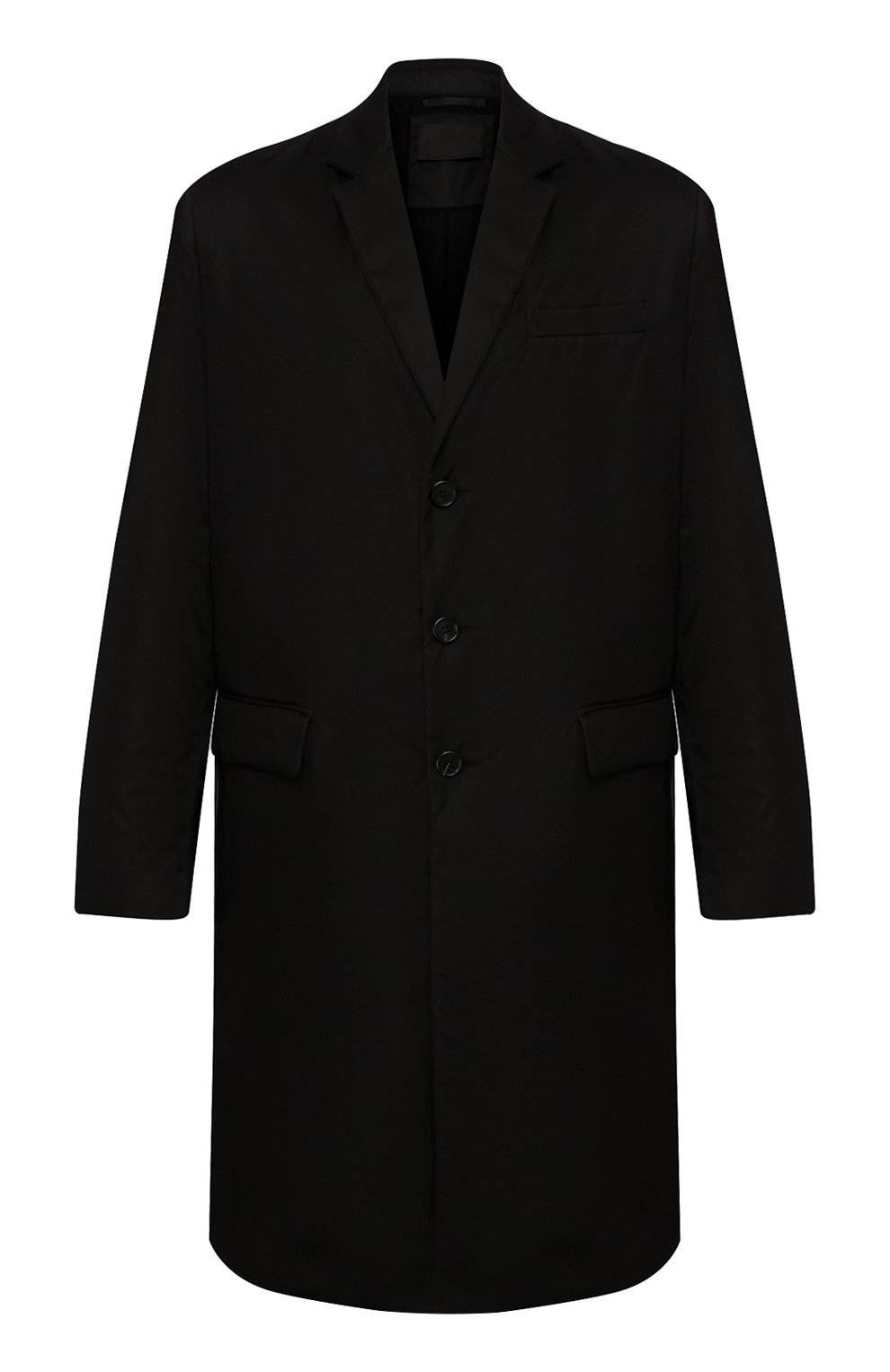 Пальто PRADA черного цвета по цене 230000 руб., арт. SGB111-I18-F0002, фото 1 Пальто PRADA, арт. SGB111-I18-F0002, фото 1